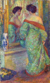 (Lady Reflected in Mirror), before 1910.