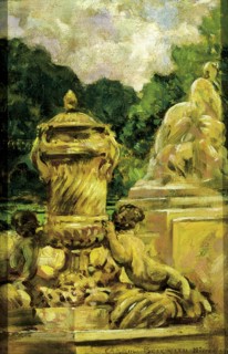 Jardin de la Fontaine at Nimes, France, 1911.
