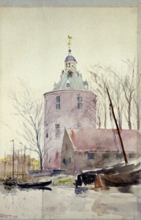 Tower at Enkhuisen, Holland, 1897.