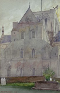 North Transept, Winchester Cathedral, England, 1910.
