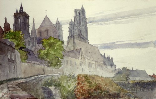 Laon Cathedral, France, 1913.