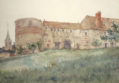 Chateau de l'Houblouniere, 1924.