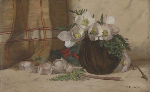 Still Life with Roses, ca. 1885-87. Creator: Charles Ethan Porter.