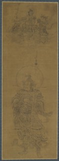 Portrait of a Deva King, 14th century.