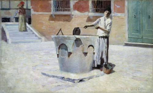 Scene Italienne pres de la Fontaine, n.d.