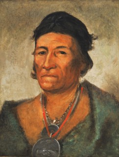 Ko-mán-i-kin, Big Wave, an Old and Distinguished Chief, 1831.