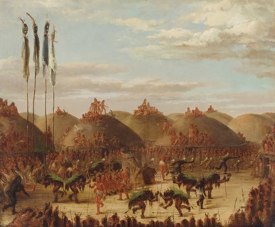 Bull Dance, Mandan O-kee-pa Ceremony, 1832.