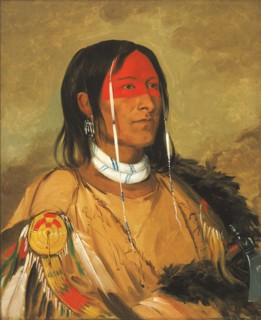 Eeh-tow-wées-ka-zeet, He Who Has Eyes Behind Him (also known as Broken Arm), a Foremost Brave, 1832.
