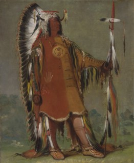 Máh-to-tóh-pa, Four Bears, Second Chief, in Full Dress, 1832.