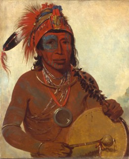 Tóh-to-wah-kón-da-pee, Blue Medicine, a Medicine Man of the Ting-ta-to-ah Band, 1835.