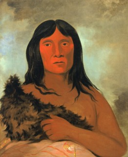 Kay-ée-qua-da-kúm-ee-gísh-kum, He Who Tries the Ground with His Foot, 1836.