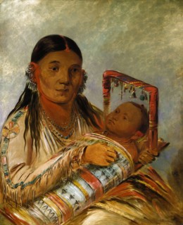 Chée-ah-ká-tchée, Wife of Nót-to-way, 1835-1836.