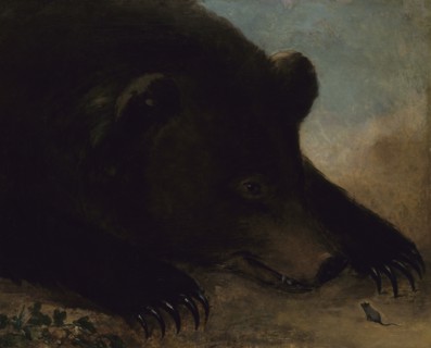 Portraits of a Grizzly Bear and Mouse, Life Size, 1846-1848.