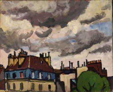 Rooftops and Clouds, Paris, 1910-1912.