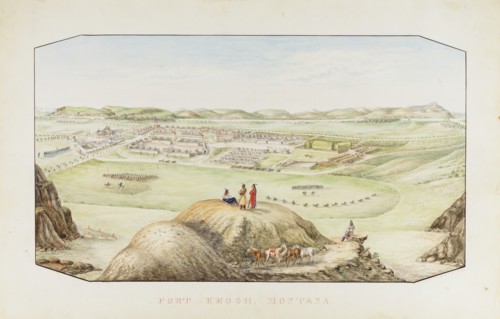 Fort Keogh, Montana Territory, ca. 1877-1881.