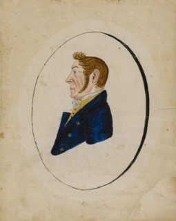 Portrait of Adam Musser, ca. 1822.