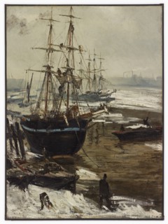 The Thames in Ice, 1860.
