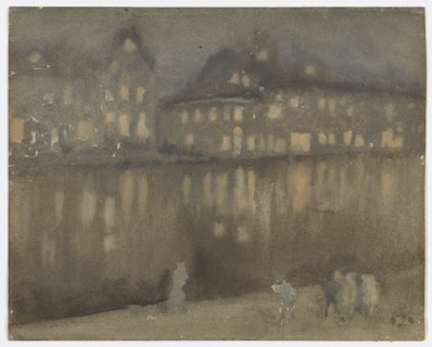 Grand Canal, Amsterdam; Nocturne, 1882.