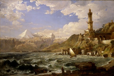 The Coast of Genoa, 1854.