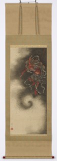 Thunder god, 1847. Possibly by Katsushika Hokusai.