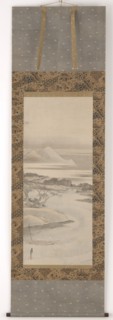 River landscape, 1760-1849. Possibly by Katsushika Hokusai.