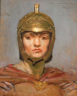 Study for Mural for Appellate Court Building, New York; "Statute Law", Helmet for Figure of "Force", ca. 1899.