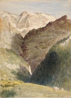 Glacier and Falls, 1863.