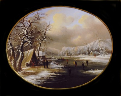 Winter Skating in New Jersey, ca. 1847.