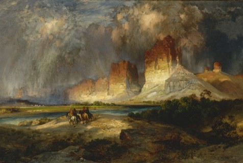 Cliffs of the Upper Colorado River, Wyoming Territory, 1882.