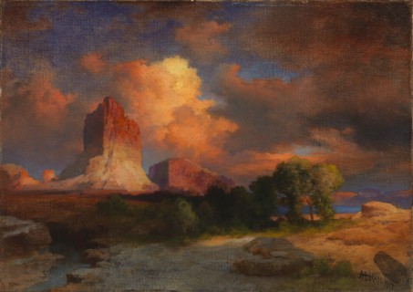 Sunset Cloud, Green River, Wyoming, 1917.