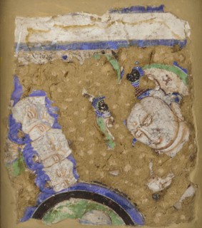 Bodhisattvas and Monks, from Cave 224, 4th-6th century.