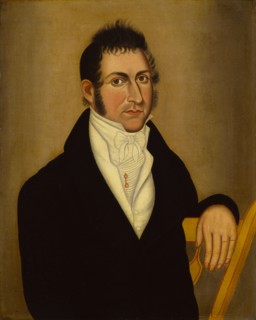 Man in Yellow Chair, ca. 1820.