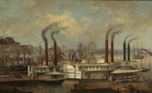 The "Belle Creole" at New Orleans, ca. 1845-1849.