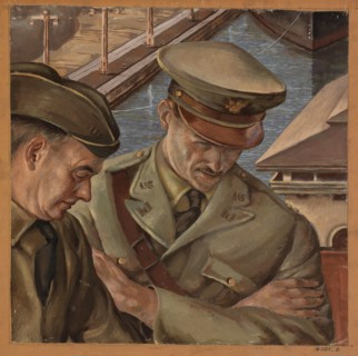 Untitled (mural study), ca. 1933-1943.