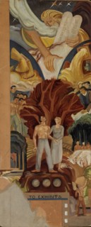Untitled. [Mural design for the decoration of the Hall of Legislation in the United States Government Building a the New York World's Fair, 1939].
