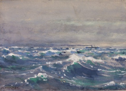 On the Steamer Bremen, off Nova Scotia, 1880.