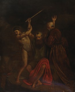 Moses, Aaron and Hur on Mount Horeb, 1857.