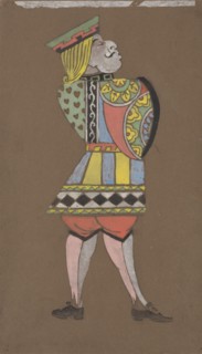 Knave of Hearts (costume design for Alice-in-Wonderland).