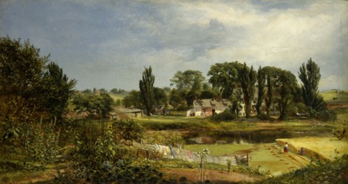 Long Island Homestead, Study from Nature, 1859.