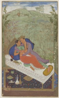 Sultan Murad and a Consort, ca. 1597. Attributed to Manohar.