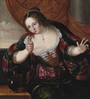 Portrait of a Lady, early 17th century? Attributed to Cornelis De Vos.