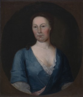 Mrs. Gustavus Brown, 1742. Attributed to Gustavus Hesselius.