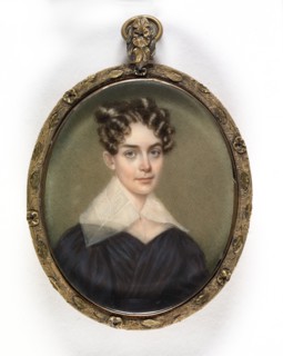 Portrait of a Lady, ca. 1830. Attributed to Nathaniel Rogers.