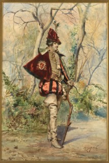 Archer, late 19th-early 20th century.