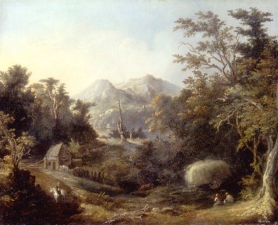 Landscape with Farm and Mountains, 1832.