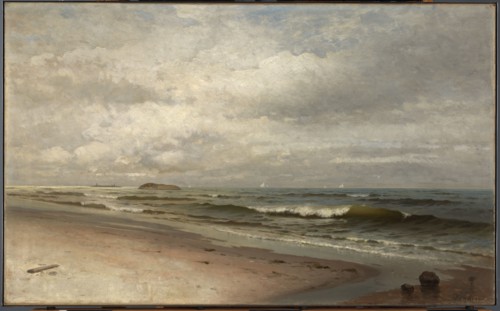 Beach of Bass Rocks, Gloucester, Massachusetts, 1881.