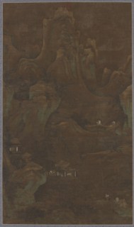 Bringing a Lute to Visit a Friend, 16th century. Formerly attributed to He Zhen.