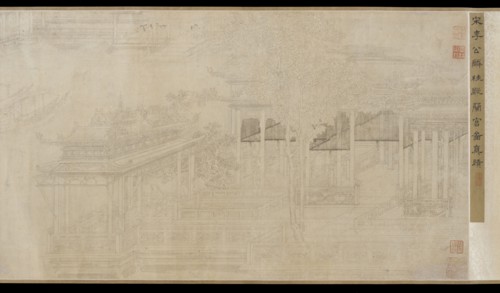 Palace Ladies of the Cinnamon Hall and Orchid Palace, 15th century. Formerly attributed to Li Gonglin.