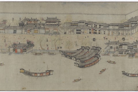 Scenic Attractions of West Lake, 14th century. Formerly attributed to Li Song.