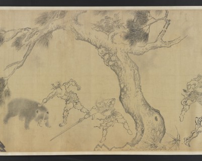 Clearing Out a Mountain Forest, 15th century. Formerly attributed to Li Song.